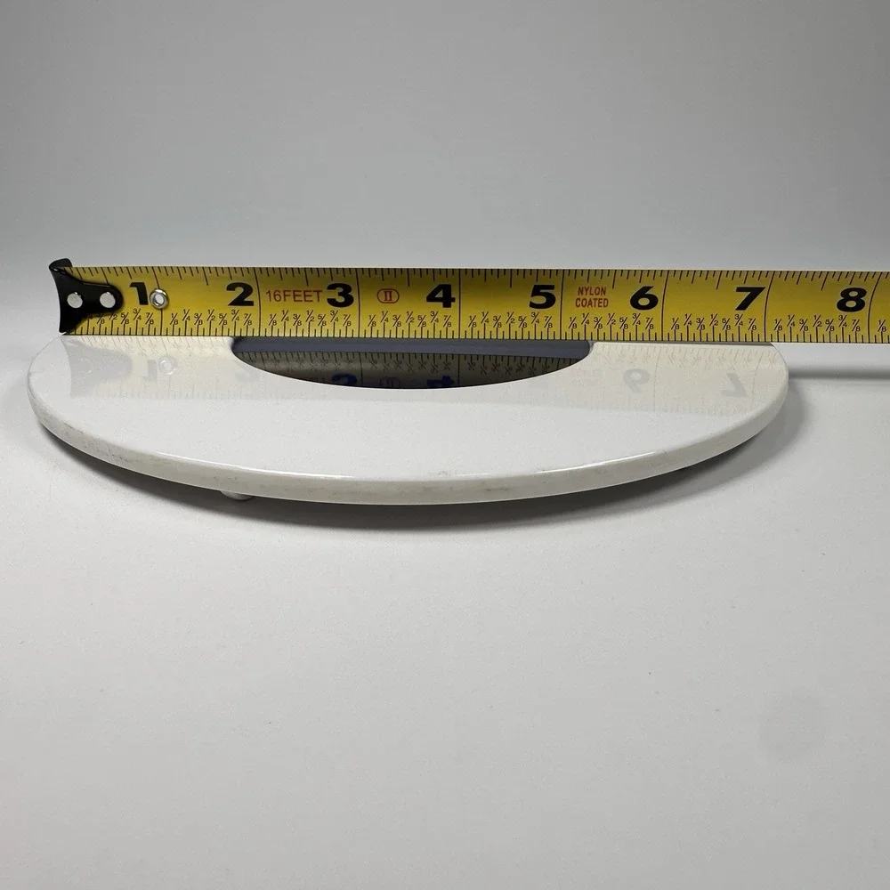 Tupperware Cool Spot Dark Trivet Spoon Rest VTG‎ Navy Blue & White 2828A-6  7 in